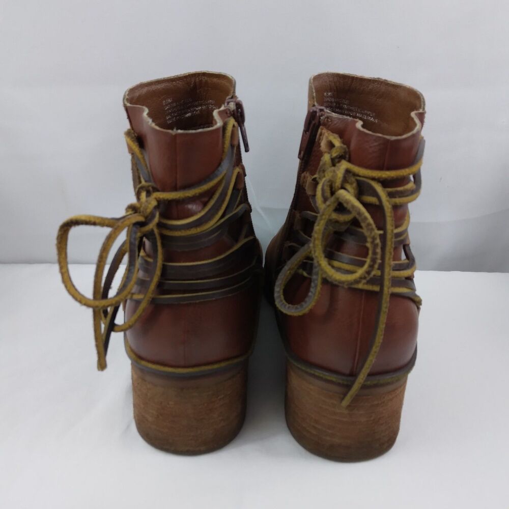 Korks By Kork Ease Belaya Boots Casual Ankle Bootie Brown Leather Women's 8.5 M - Picture 14 of 16